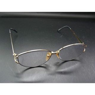 イヴサンローラン(Yves Saint Laurent)のYVESSAINTLAURENT イヴサンローラン 31-0010 度入り メガネ 眼鏡 めがね レディース メンズ ゴールド系 DE1401(その他)