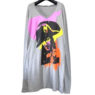 ジョンガリアーノ(John Galliano)の匿名発送　美品　イタリア製　ジョンガリアーノ　ナポレオンTシャツワンピース(ひざ丈ワンピース)