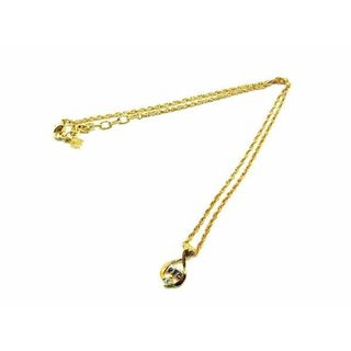 ニナリッチ(NINA RICCI)の■美品■ NINA RICCI ニナリッチ ラインストーン ネックレス ペンダント アクセサリー レディース ゴールド系 DE1484(ネックレス)