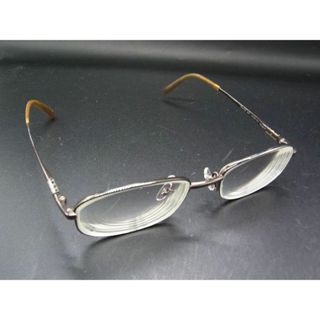 ■美品■ BURBERRY バーバリー B-3518J B3F 51□17-141 度入り 眼鏡 メガネ レディース メンズ ブラウン系×クリア DE1545