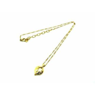 ニナリッチ(NINA RICCI)の■美品■ NINA RICCI ニナリッチ ロゴモチーフ ネックレス ペンダント アクセサリー レディース ゴールド系 DE1487(ネックレス)