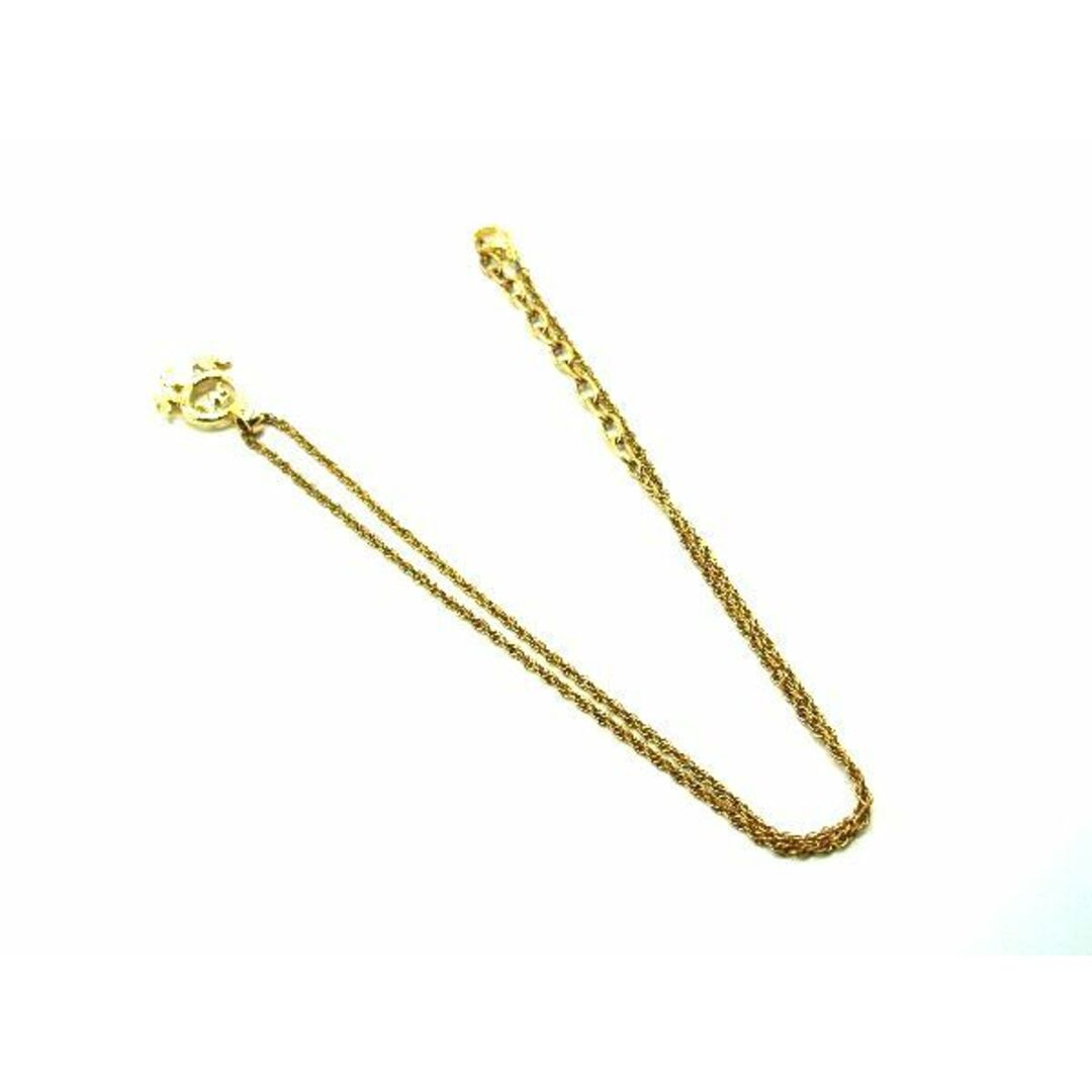 NINA RICCI(ニナリッチ)の■美品■ NINA RICCI ニナリッチ ラインストーン ロゴモチーフ ネックレス ペンダント アクセサリー レディース ゴールド系 DE1400 レディースのアクセサリー(ネックレス)の商品写真