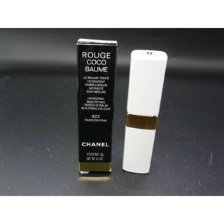 シャネル(CHANEL)の■新品■未使用■ CHANEL シャネル ルージュココ ボーム 922 パッションピンク リップ 口紅 コスメ メイク用品 化粧品 DE1503(口紅)