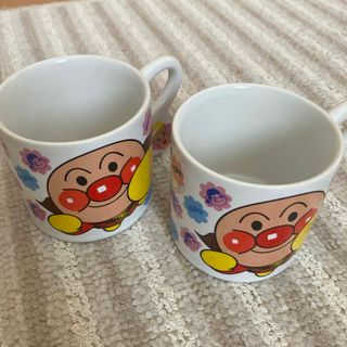 アンパンマンコップ  陶器カップ2点セット