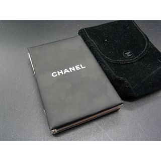 シャネル(CHANEL)の■極美品■ CHANEL シャネル ミラー 手鏡 メイク用品 レディース メンズ ブラック系 DE1717(その他)