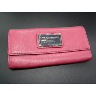 マークバイマークジェイコブス(MARC BY MARC JACOBS)のMARC BY MARC JACOBS マークバイマークジェイコブス レザー 二つ折り 長財布 ウォレット レディース ピンク系 DE1783(その他)