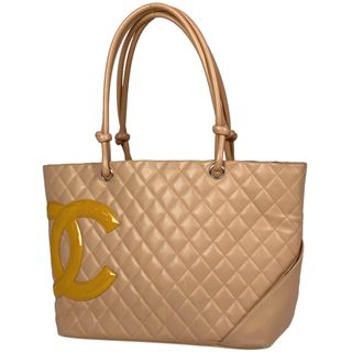 シャネル(CHANEL)のシャネル カンボンライン ラージ トートバッグ レディース 【中古】(トートバッグ)