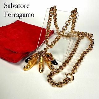 サルヴァトーレフェラガモ(Salvatore Ferragamo)のSalvatore Ferragamo シューズ パンプス チェーン ネックレス(ネックレス)