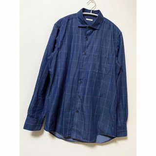 GU - GU インディゴルックシャツ 長袖 M