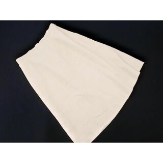 マリクレール(Marie Claire)の新品 マリクレール Aライン 台形 スカート size61-89/白 ■◇ レディース(ひざ丈スカート)