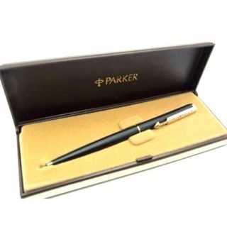 パーカー(Parker)の■極美品■ PARKER パーカー ツイスト式 ボールペン 筆記用具 文房具 ステーショナリー ブラック系×ゴールド系 DE1714(ペン/マーカー)