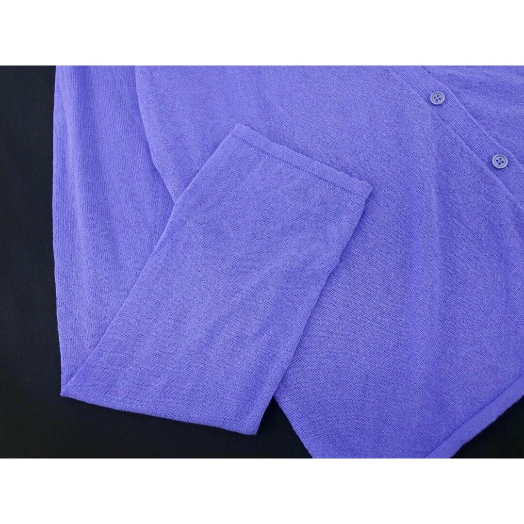 PUBLUX パブリュクス ポケット カーディガン sizeF/紫 ■◇ レディース レディースのトップス(カーディガン)の商品写真