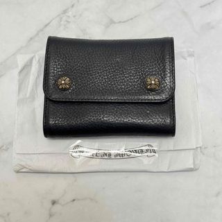 クロムハーツ(Chrome Hearts)のクロムハーツ　ウェーブWave wallet mini black (折り財布)