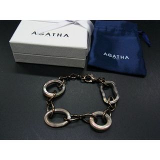 アガタ(AGATHA)の■美品■ AGATHA アガタ シェル チェーン ブレスレット アクセサリー ブロンズ系 DE1866(ブレスレット/バングル)