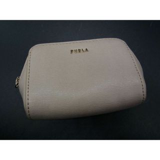 フルラ(Furla)の■美品■ FURLA フルラ レザー ポーチ 小物入れ マルチケース レディース ベージュ系 DE1803(ポーチ)