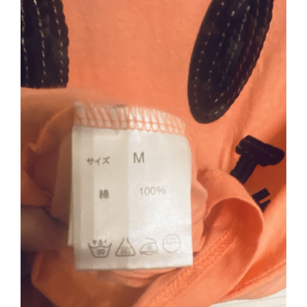 INGNI(イング)の【INGNI】スマイルスパンコール　Tシャツ　オレンジ系　Mサイズ レディースのトップス(Tシャツ(半袖/袖なし))の商品写真