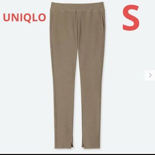 ユニクロ(UNIQLO)のリブレギンスパンツ　ユニクロ　S(レギンス/スパッツ)