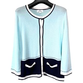 クレージュ(Courreges)の匿名発送　美品　クレージュ　ロゴボタンカーディガン　サイズ40(カーディガン)