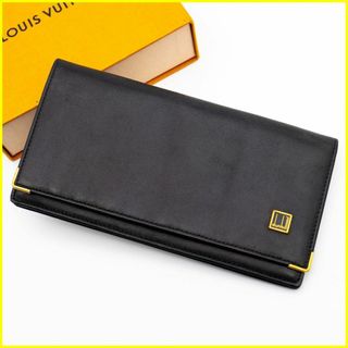 ★美品★ ダンヒル 札入れ ブラック コンパクト 長財布 薄型