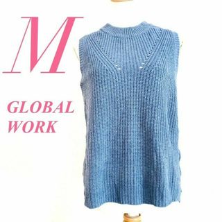 グローバルワーク(GLOBAL WORK)のGLOBAL WORK　グローバルワーク　ベスト　ニット クルーネック(ニット/セーター)