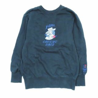 エックスガール(X-girl)のx-girl FRIENDS CAROLINE DINER SWEAT TOP (トレーナー/スウェット)