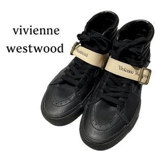 ヴィヴィアンウエストウッド(Vivienne Westwood)のヴィヴィアンウエストウッド × VANS コラボ ハイカット スニーカー(スニーカー)