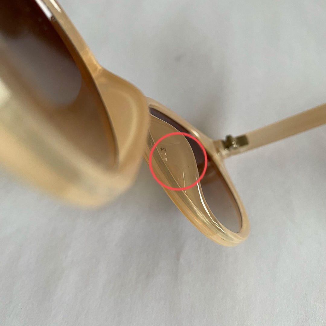 サングラス 3本 メガネ めがね 眼鏡 伊達メガネ ブラック ベージュ ゴールド レディースのファッション小物(サングラス/メガネ)の商品写真