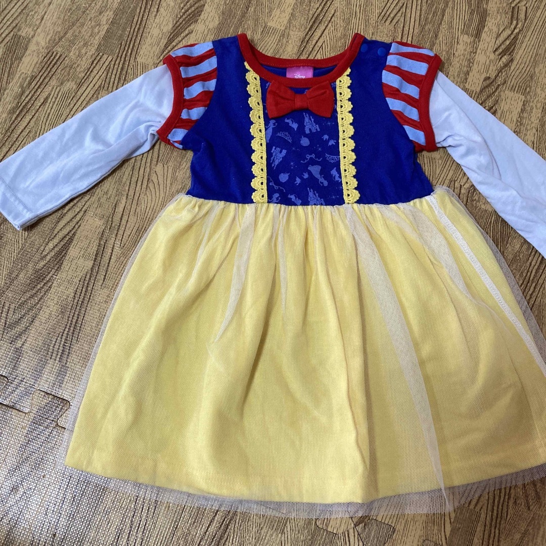 Disney(ディズニー)のディズニー　白雪姫　サイズ80 キッズ/ベビー/マタニティのベビー服(~85cm)(ワンピース)の商品写真