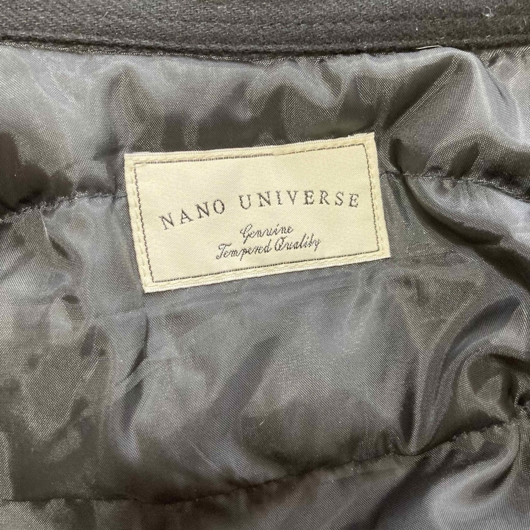 nano・universe(ナノユニバース)のナノユニバース　ダウン　シャツ　黒　M メンズのジャケット/アウター(ダウンジャケット)の商品写真