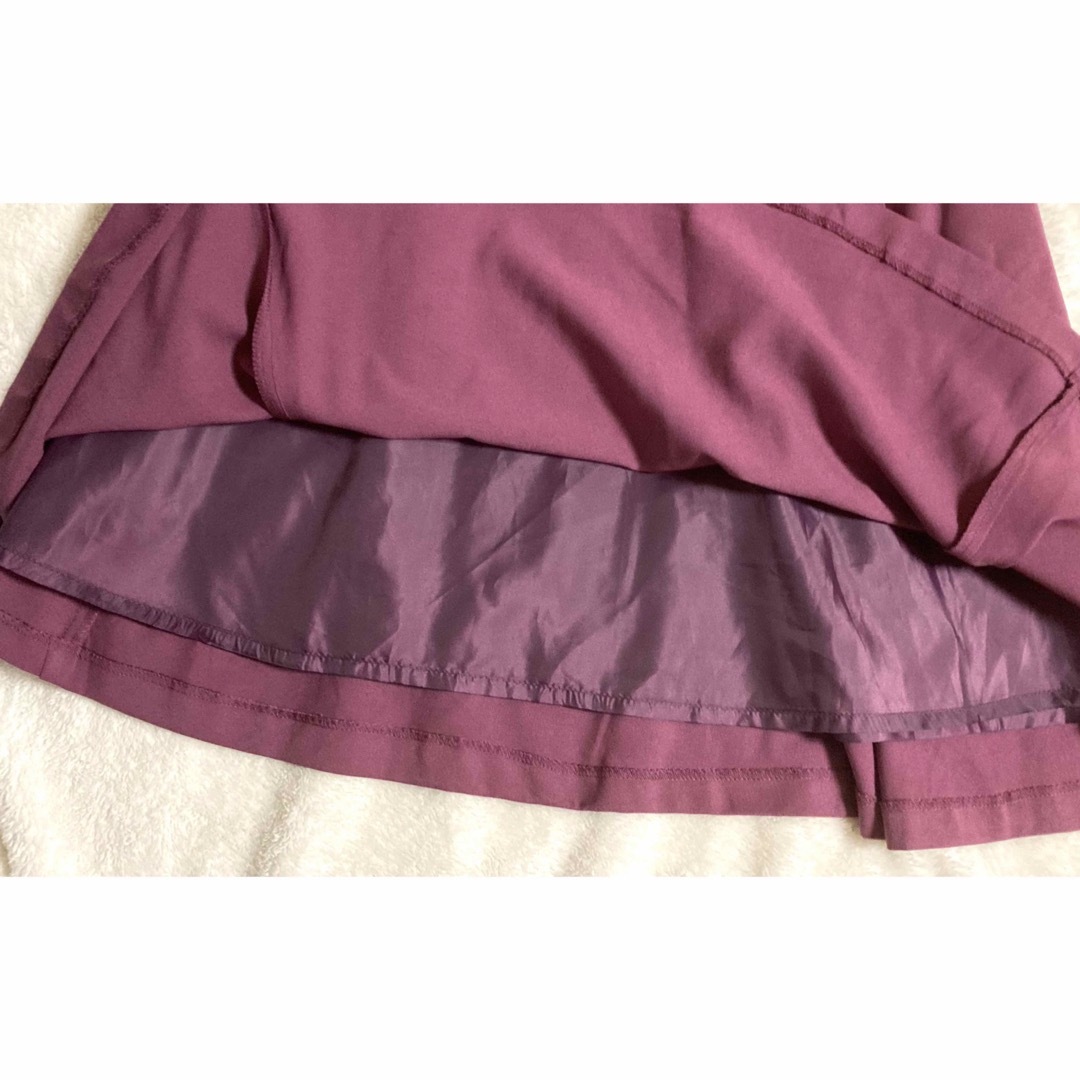 GLACIER(グラシア)のGLACIER ボルドー フレア スカート レディースのスカート(ロングスカート)の商品写真