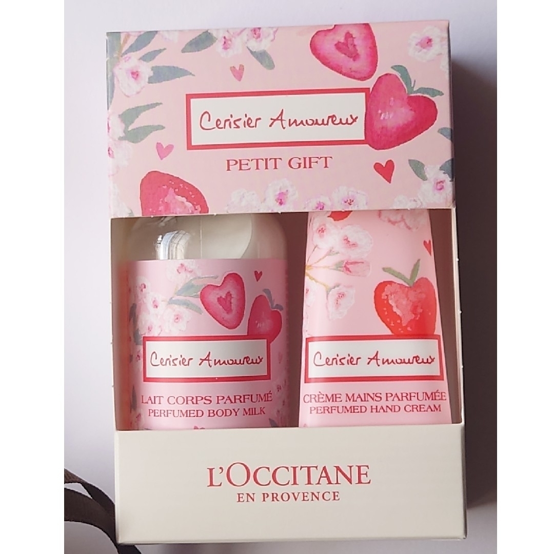 L'OCCITANE(ロクシタン)のロクシタン☆チェリーストロベリー ハンドクリームのセット♡追記あり コスメ/美容のボディケア(ハンドクリーム)の商品写真