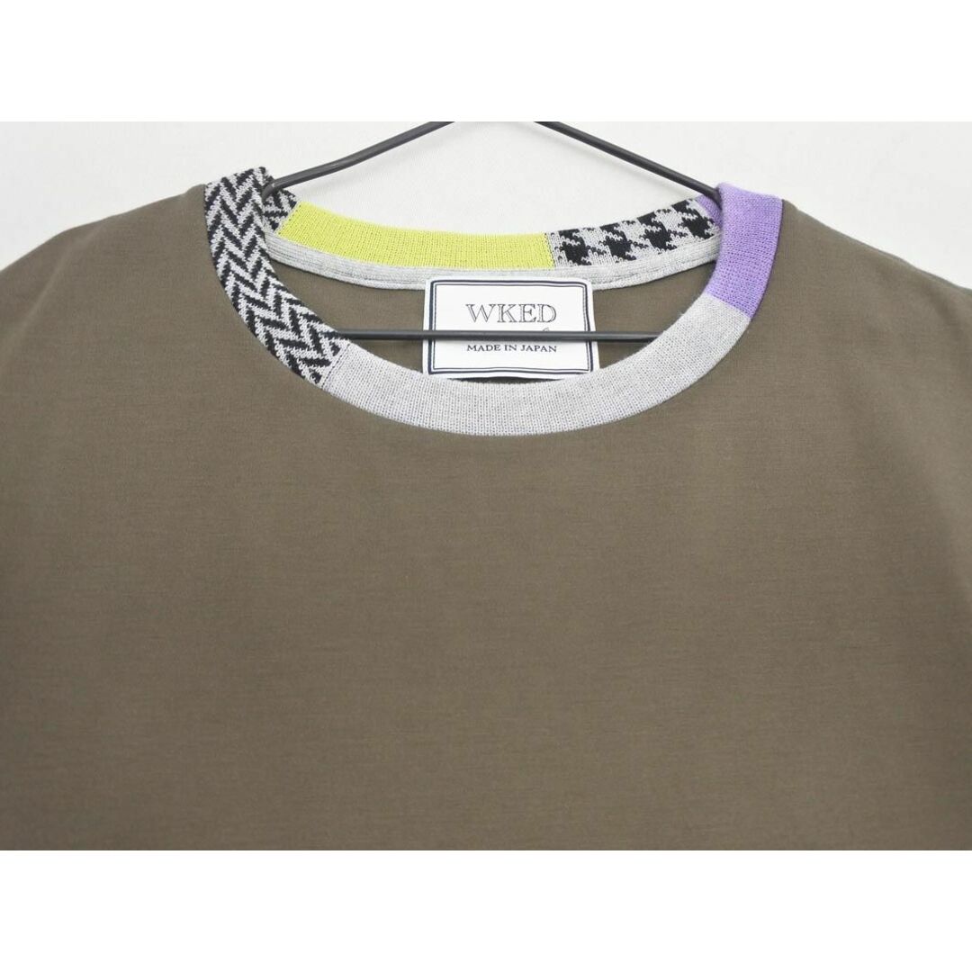 EDIFICE(エディフィス)のEDIFICE エディフィス WKED WRAPINKNOT ラッピンノット 長袖 Tシャツ sizeS/カーキ ■◇ メンズ メンズのトップス(Tシャツ/カットソー(七分/長袖))の商品写真