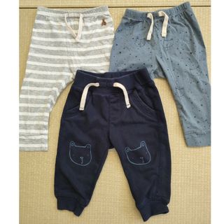 ベビーギャップ(babyGAP)のbaby gap　ブラナンベア　パンツ　ボトム　3点セット　80(パンツ)