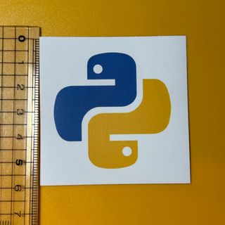 Python(パイソン)ステッカー　6cm x 6cm(その他)