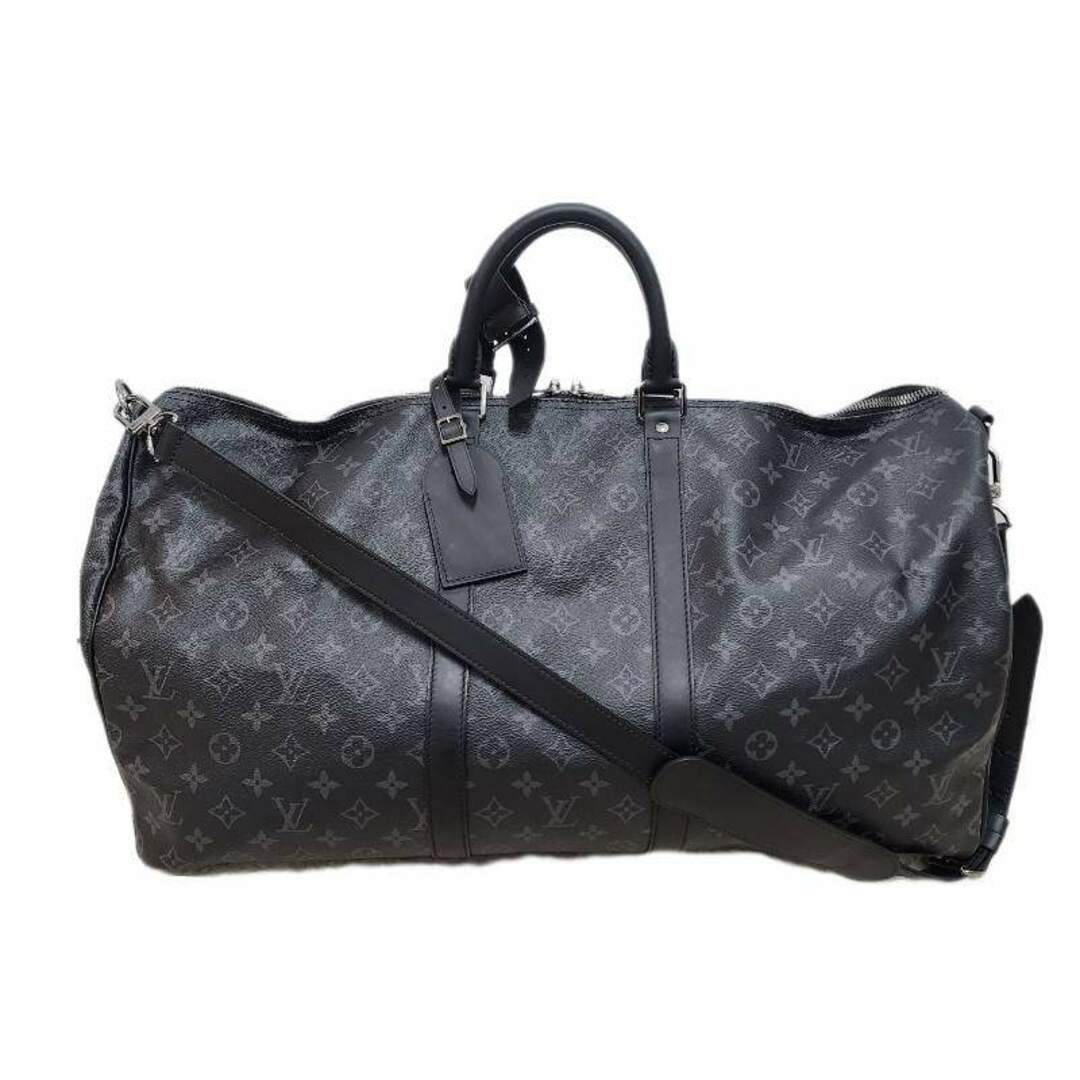 LOUIS VUITTON(ルイヴィトン)のLOUIS VUITTON ルイヴィトン M40605 AA0147 モノグラム エクリプス キーポル バンドリエール 55 イニシャル入り ボストンバッグ 【美品】 22404K233 メンズのバッグ(ボストンバッグ)の商品写真