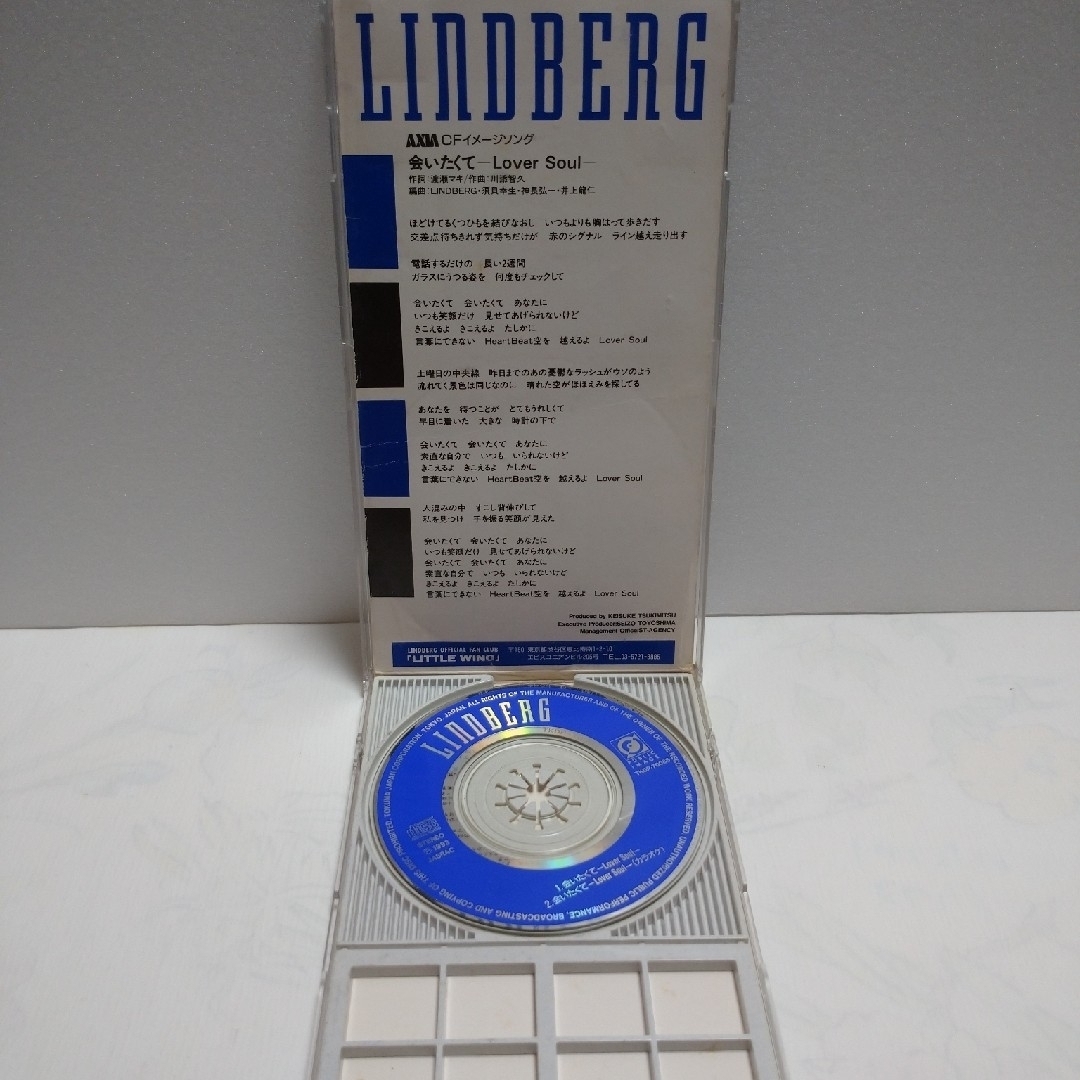 LINDBERG 会いたくて -Lover Soul- シングルCD 8cm エンタメ/ホビーのCD(ポップス/ロック(邦楽))の商品写真