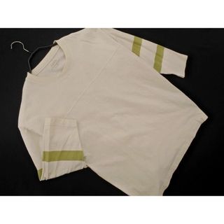 コーエン(coen)のcoen コーエン 切替 カットソー sizeS/アイボリー ■◇ メンズ(Tシャツ/カットソー(七分/長袖))