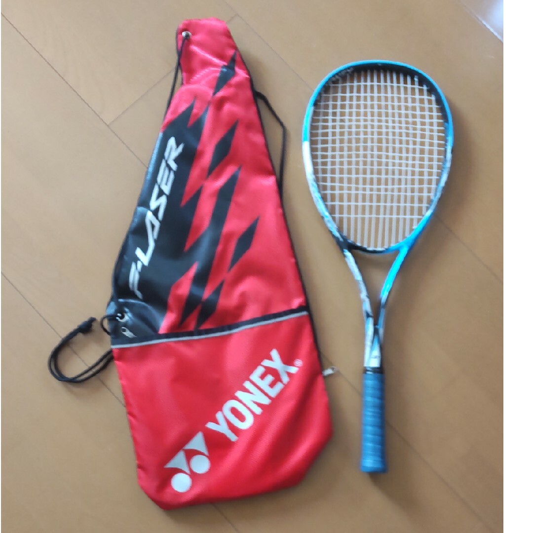 YONEX(ヨネックス)のヨネックス★ソフトテニスラケット☆エフレーザー5S.ブルー スポーツ/アウトドアのテニス(ラケット)の商品写真