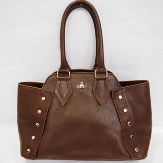 Vivienne Westwood - ヴィヴィアンウエストウッド トートバッグ ロゴ 本革 ブラウン系 レディース Th959762 中古