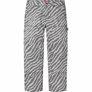 supreme Double Knee Painter Pant Zebra