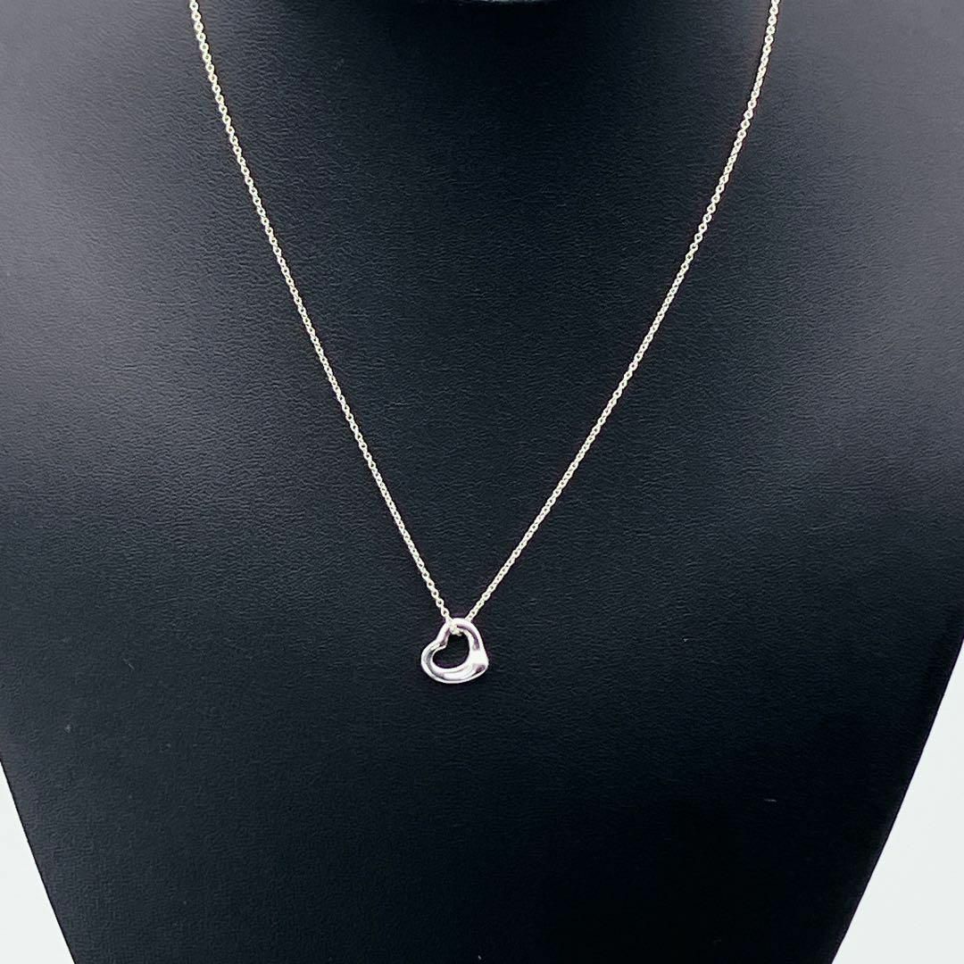 Tiffany & Co.(ティファニー)の美品★ ティファニー Tiffany＆Co. オープンハート ネックレス SS レディースのアクセサリー(ネックレス)の商品写真