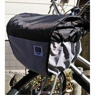 ２段式バスケットカバー　前カゴ用　アシスト自転車にも〔Step 〕【杢グレー】(その他)