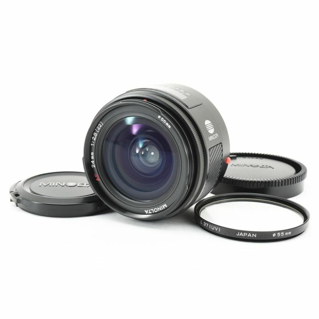 MINOLTA AF 24mm F2.8 SONY Aマウント L890 スマホ/家電/カメラのカメラ(レンズ(単焦点))の商品写真