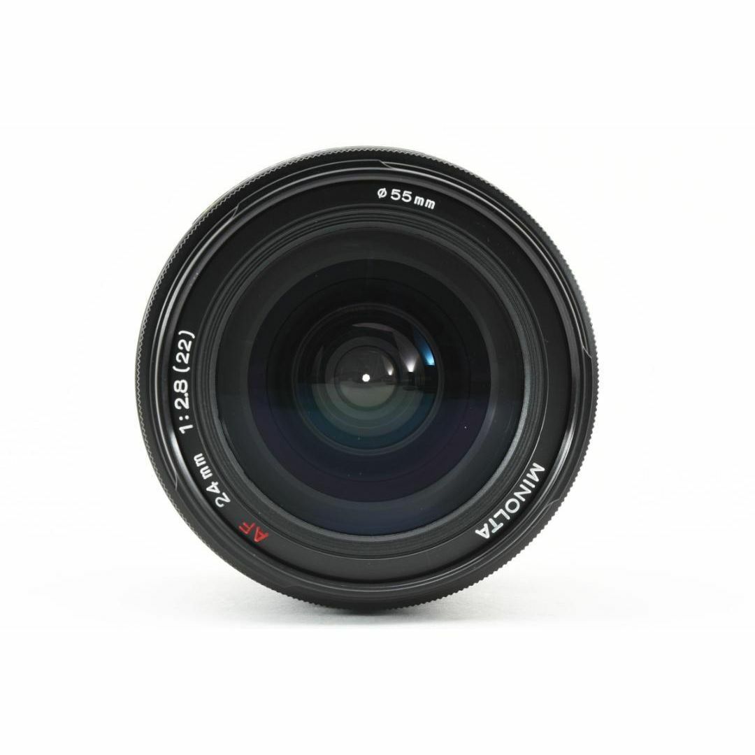 MINOLTA AF 24mm F2.8 SONY Aマウント L890 スマホ/家電/カメラのカメラ(レンズ(単焦点))の商品写真