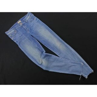 マザー(mother)のmother マザー LOOKER ANKLE FRAY USED加工 スキニー デニムパンツ size25/青 ■■ レディース(デニム/ジーンズ)