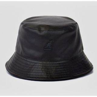 カンゴール(KANGOL)のkangol レザー　バケハ　リバーシブル(ハット)