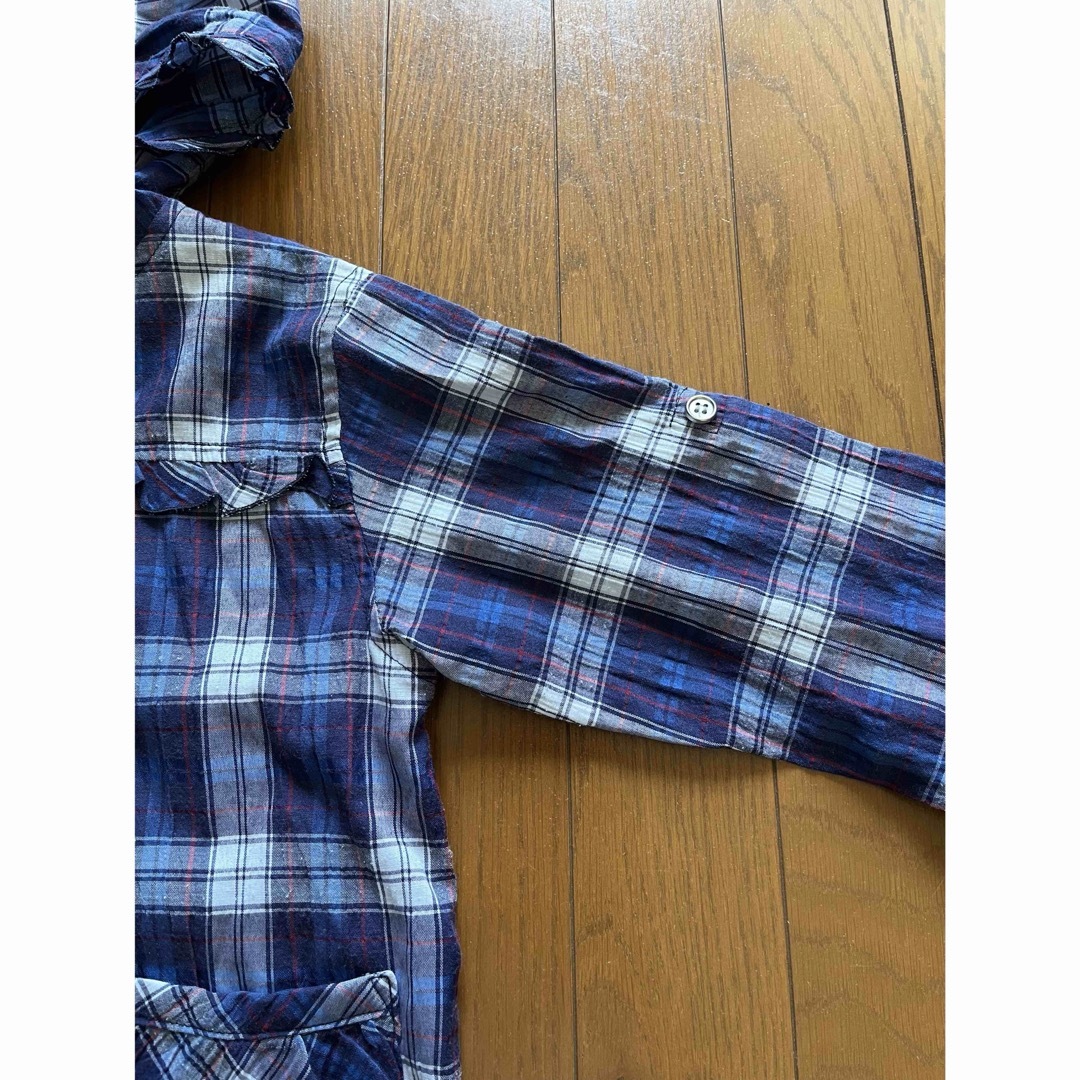 薄手　パーカー　アウター キッズ/ベビー/マタニティのキッズ服女の子用(90cm~)(ジャケット/上着)の商品写真