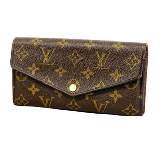 ルイヴィトン(LOUIS VUITTON)の【4hb1929】ルイヴィトン 長財布/モノグラム/ポルトフォイユサラ/M60531/ブラウン【中古】メンズ/レディース/ユニセックス(財布)