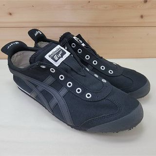 オニツカタイガー(Onitsuka Tiger)のオニツカタイガー メキシコ66 スリッポン  ブラック 25㎝(スニーカー)