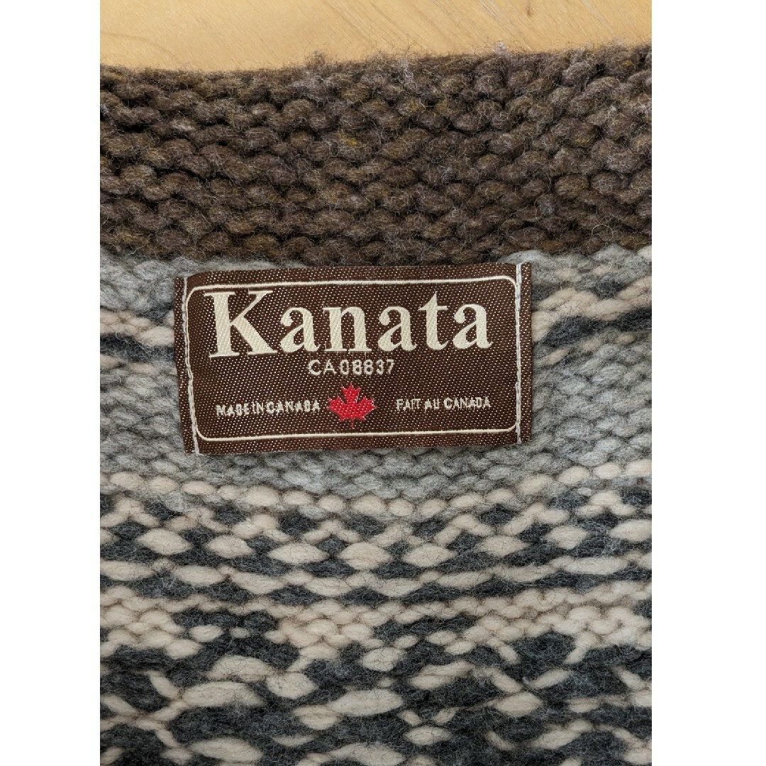 KANATA(カナタ)のKanata カウチンベスト カナタ レディースのトップス(ベスト/ジレ)の商品写真